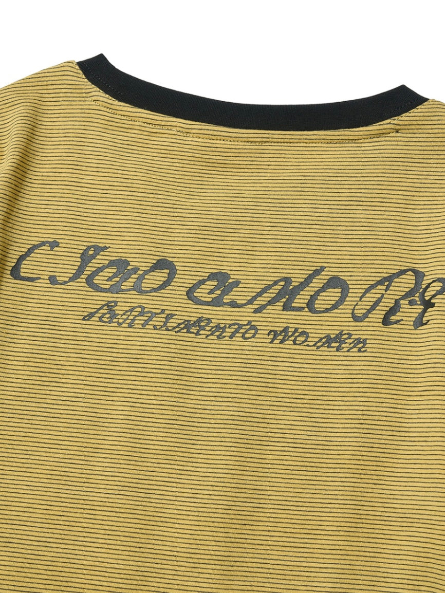 【aespa ウィンター着用】93 Ciao printed long sleeve tee