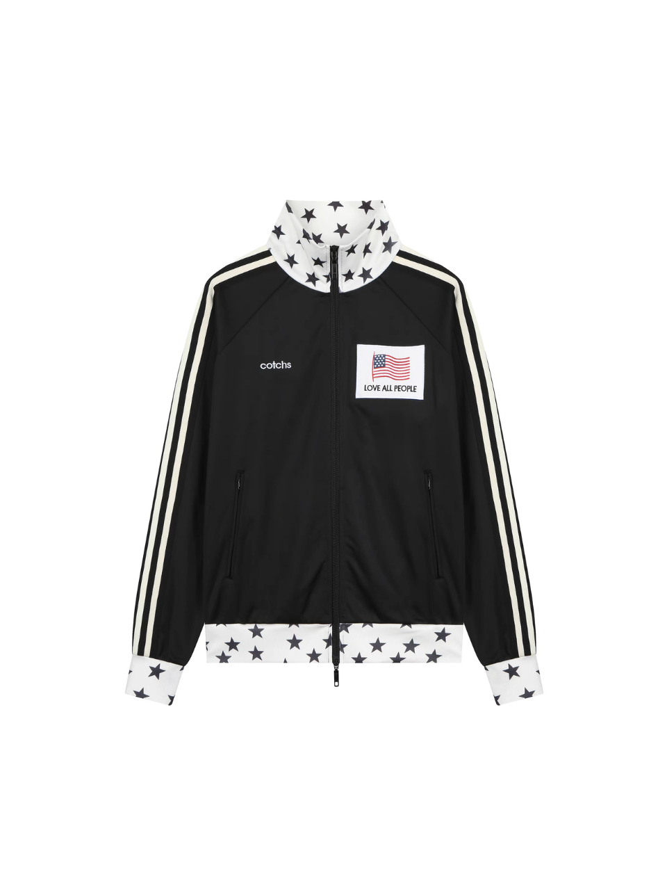 【LE SSERAFIM ウンチェ着用】Dino driver track jacket / black