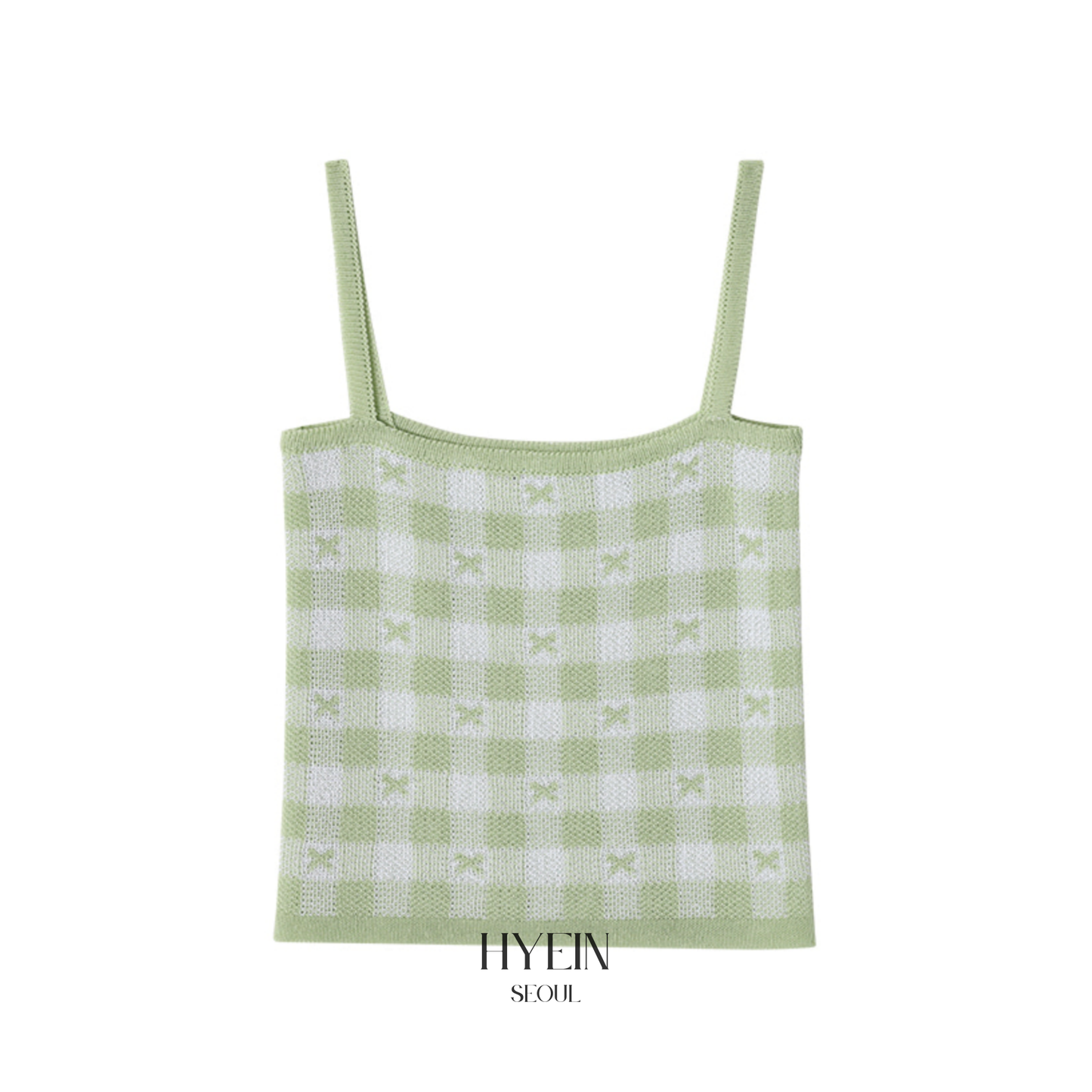 【aespa ウィンター着用】Lona knit cardigan set / light green