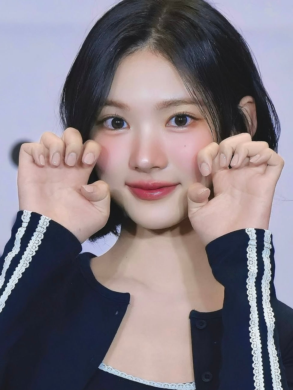 Lvtr frill cardigan sleeveless set