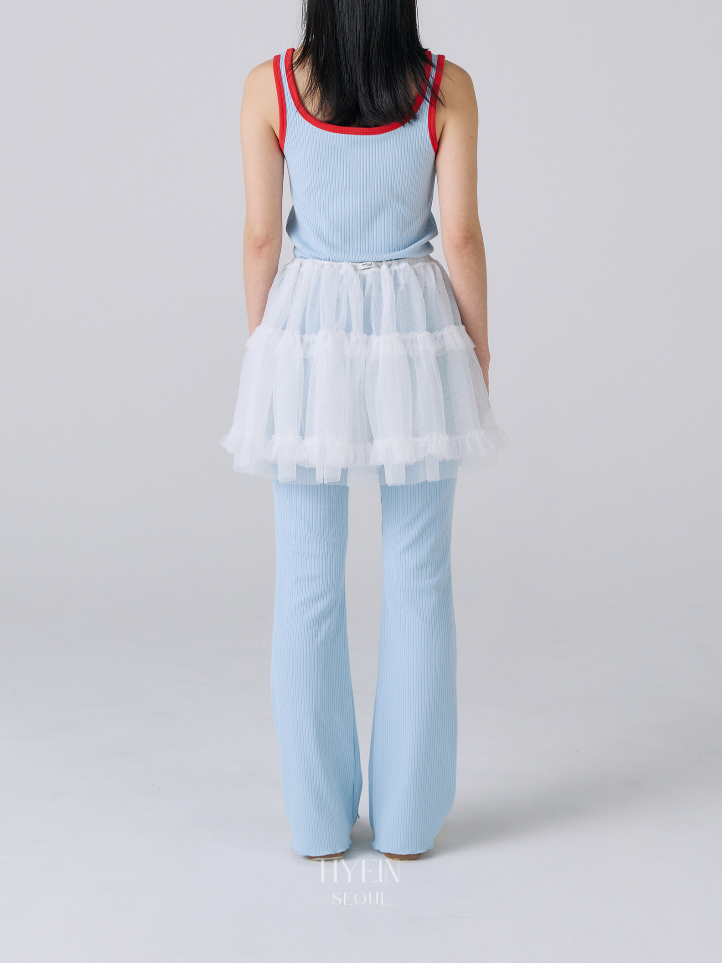 Mused sea shell emb tank top