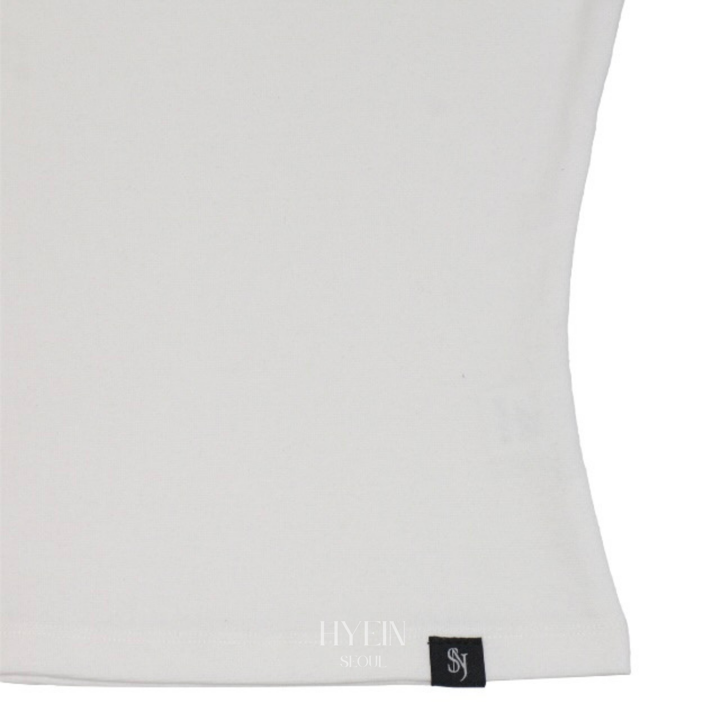【NMIXX ヘウォン着用】Plain boat neck short sleeve / white