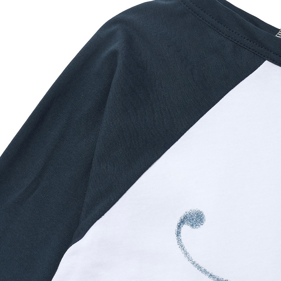 【ILLIT ミンジュ着用】Stardust raglan long sleeve / navy