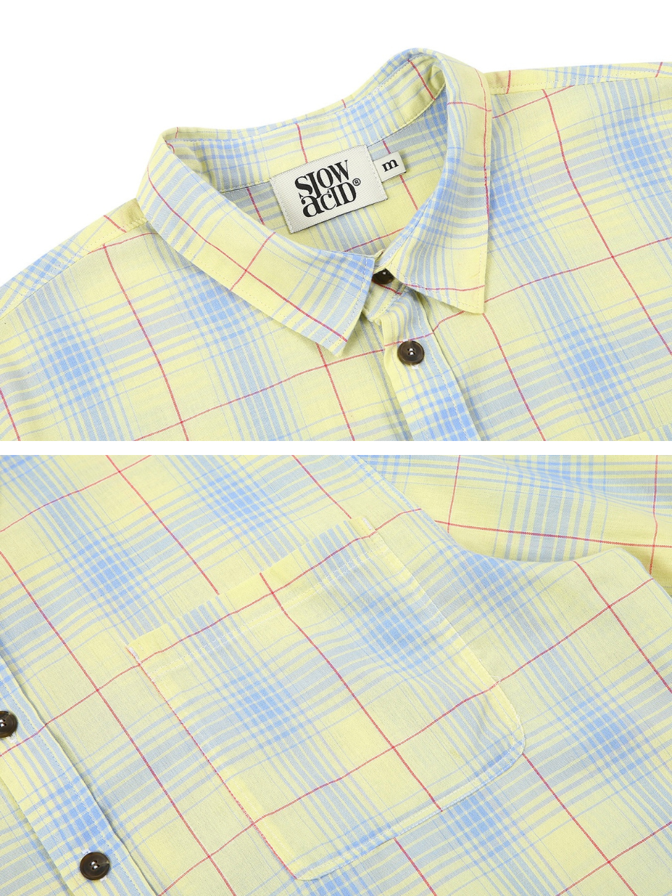 【aespa ウィンター着用】Summer light check shirt