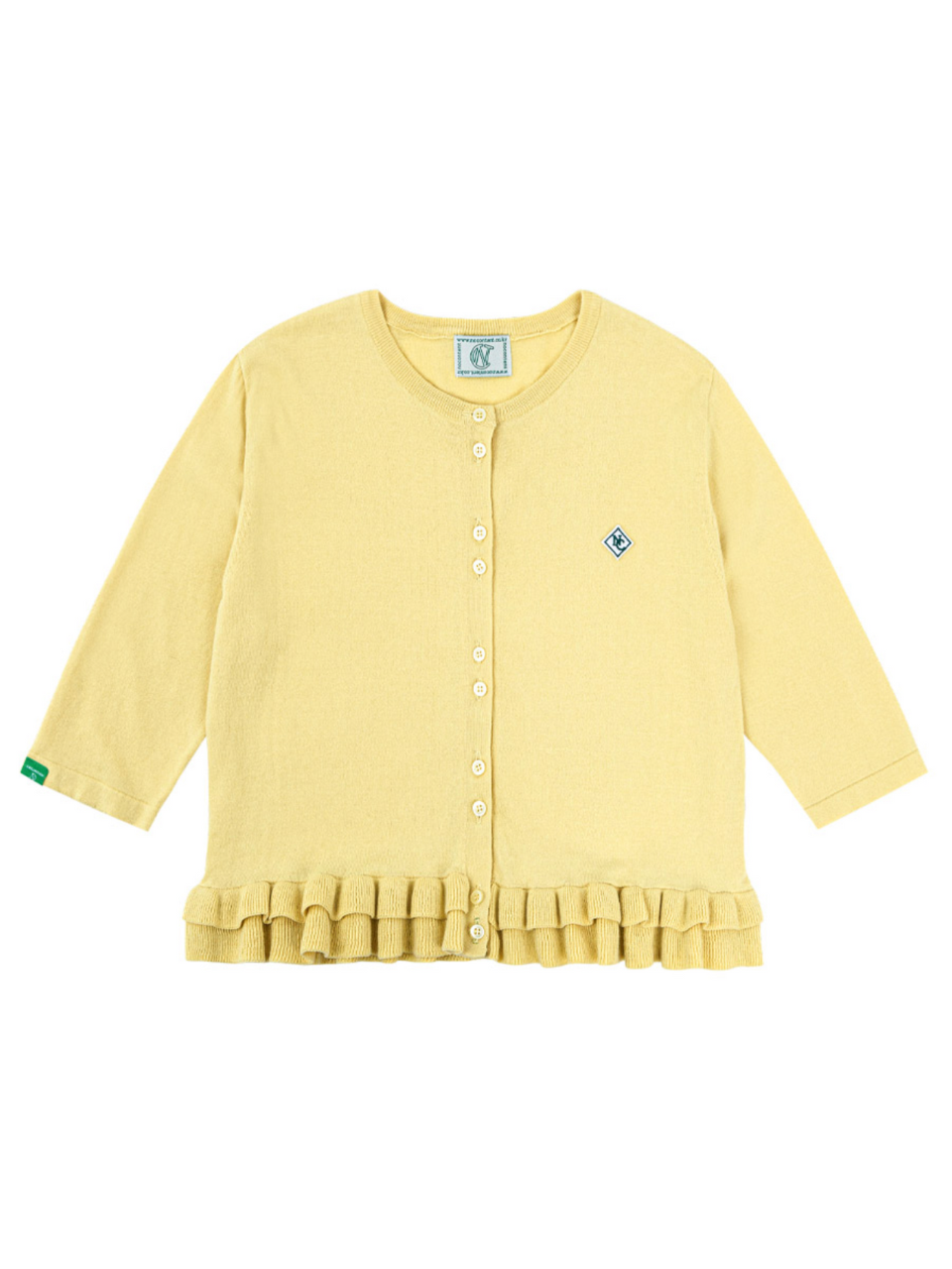 【aespa ニンニン着用】35. Frill knit cardigan