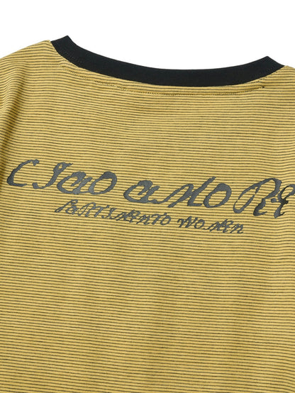 【aespa ウィンター着用】93 Ciao printed long sleeve tee