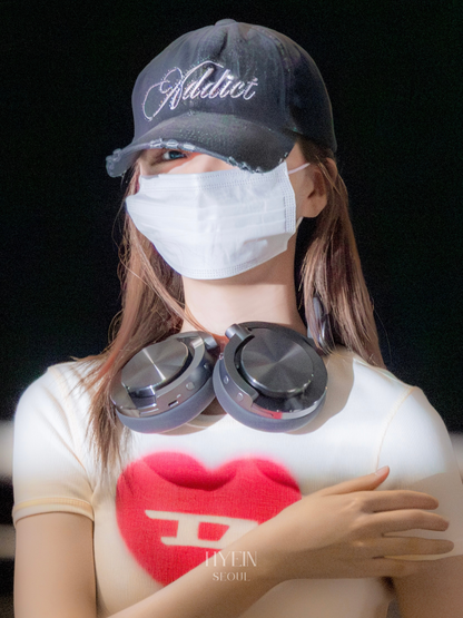 【IVE リズ着用】Addict cap / black denim