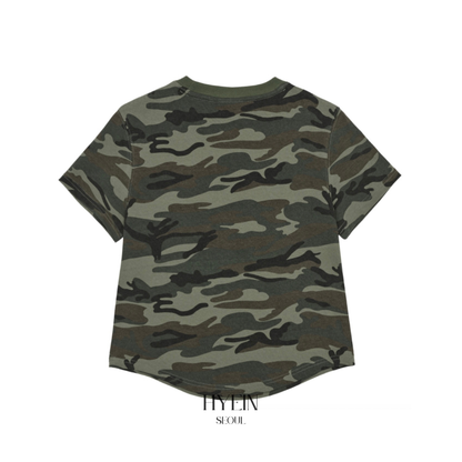 Ames hotfix crop tee camo
