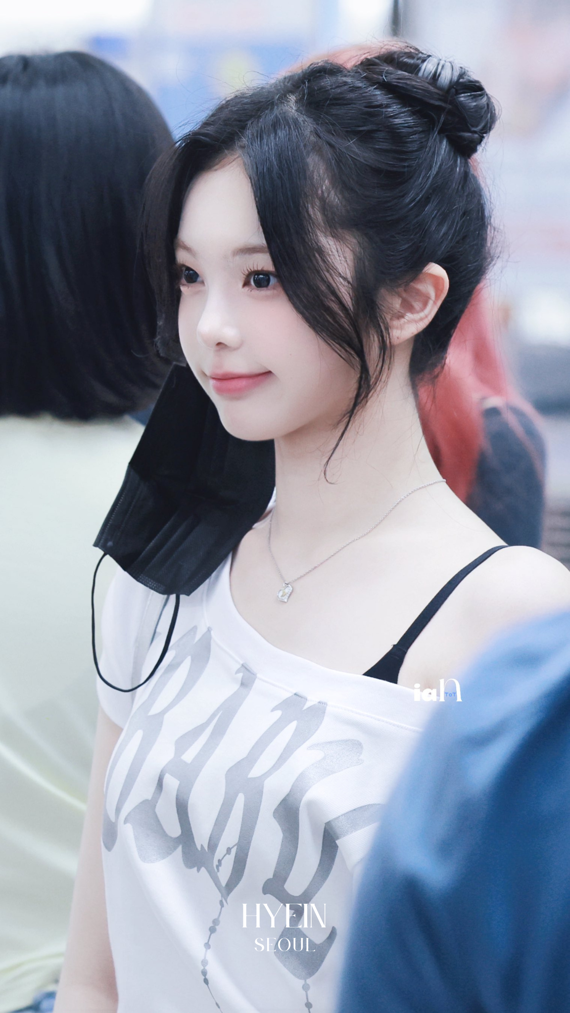 Baby wide neck top / white【Hearts2Hearts(H2H) ian】