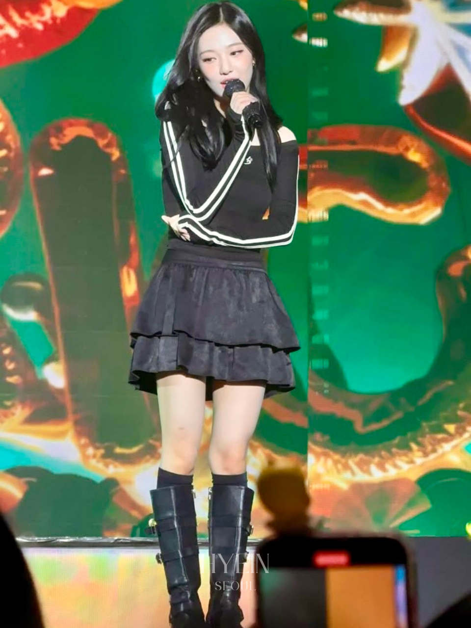 【aespa ニンニン着用】Ballerina skirt / black
