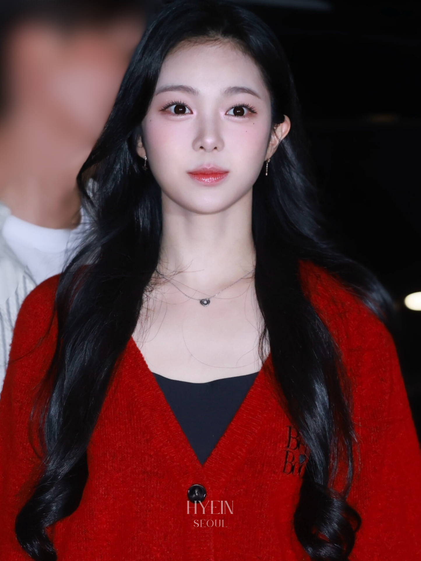 Betty boop overfit v neck knit cardigan【Hearts2Hearts イアン着用】