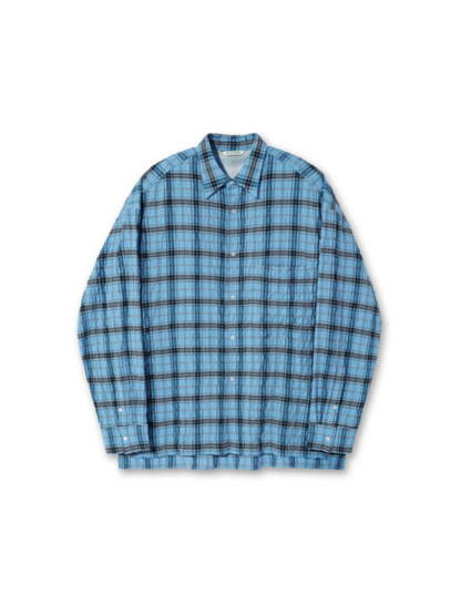 【ITZY ユナ着用】Blueberry check shirt