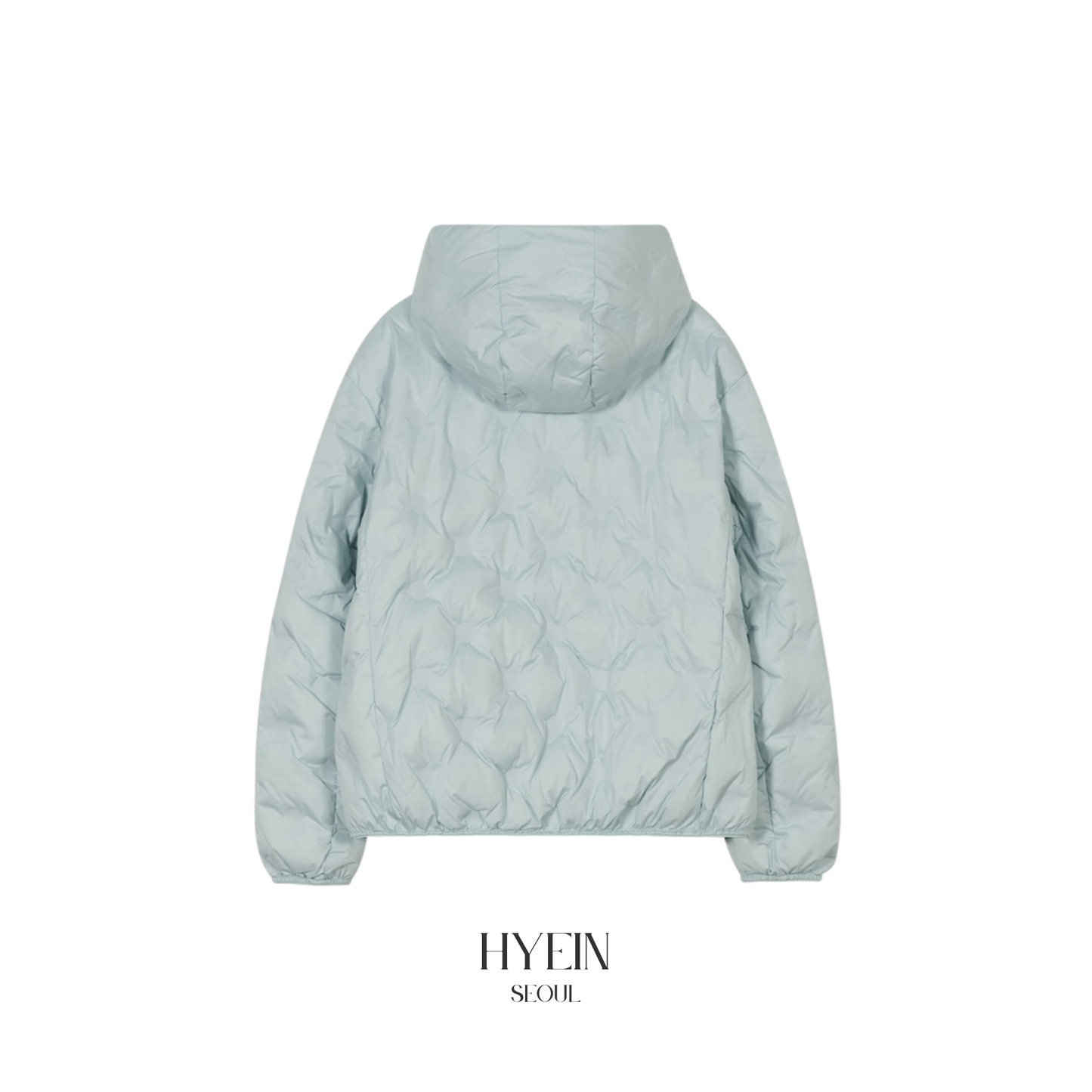 Bonded dot down jacket / blue【ILLIT モカ着用】