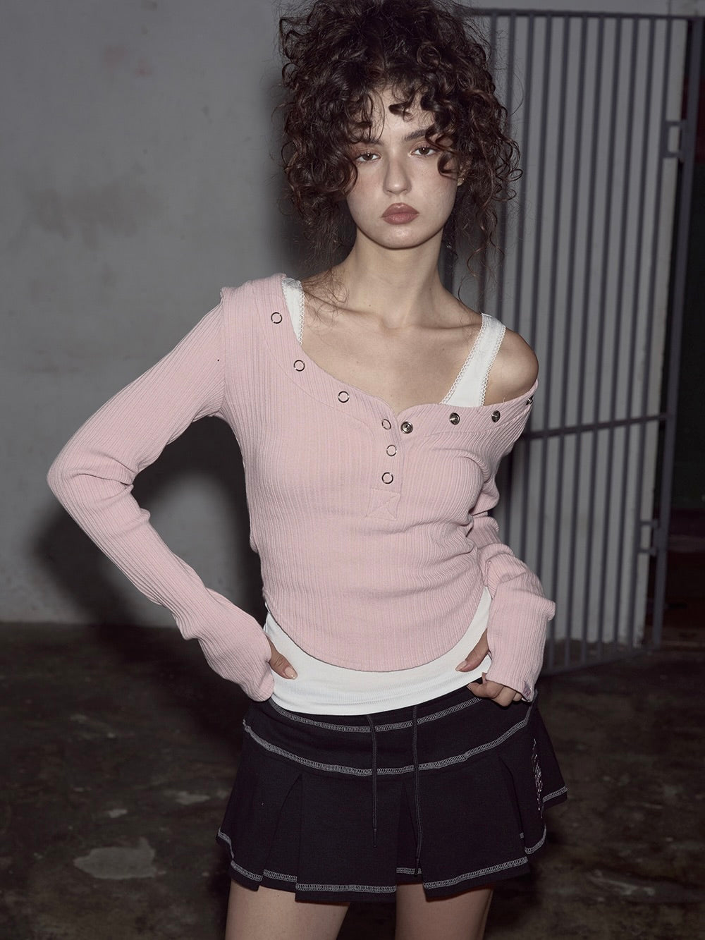 Bunny snap button top【Hearts2Hearts(H2H) イアン着用】