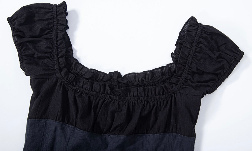 Cindy shirt top / black【Hearts2Hearts(H2H) カルメン着用】