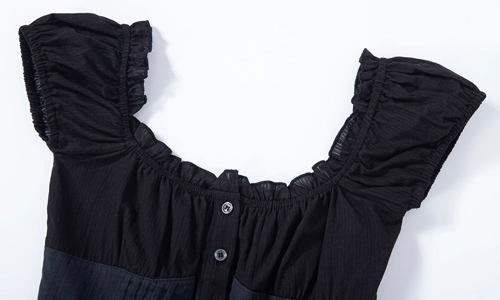 Cindy shirt top / black【Hearts2Hearts(H2H) カルメン着用】