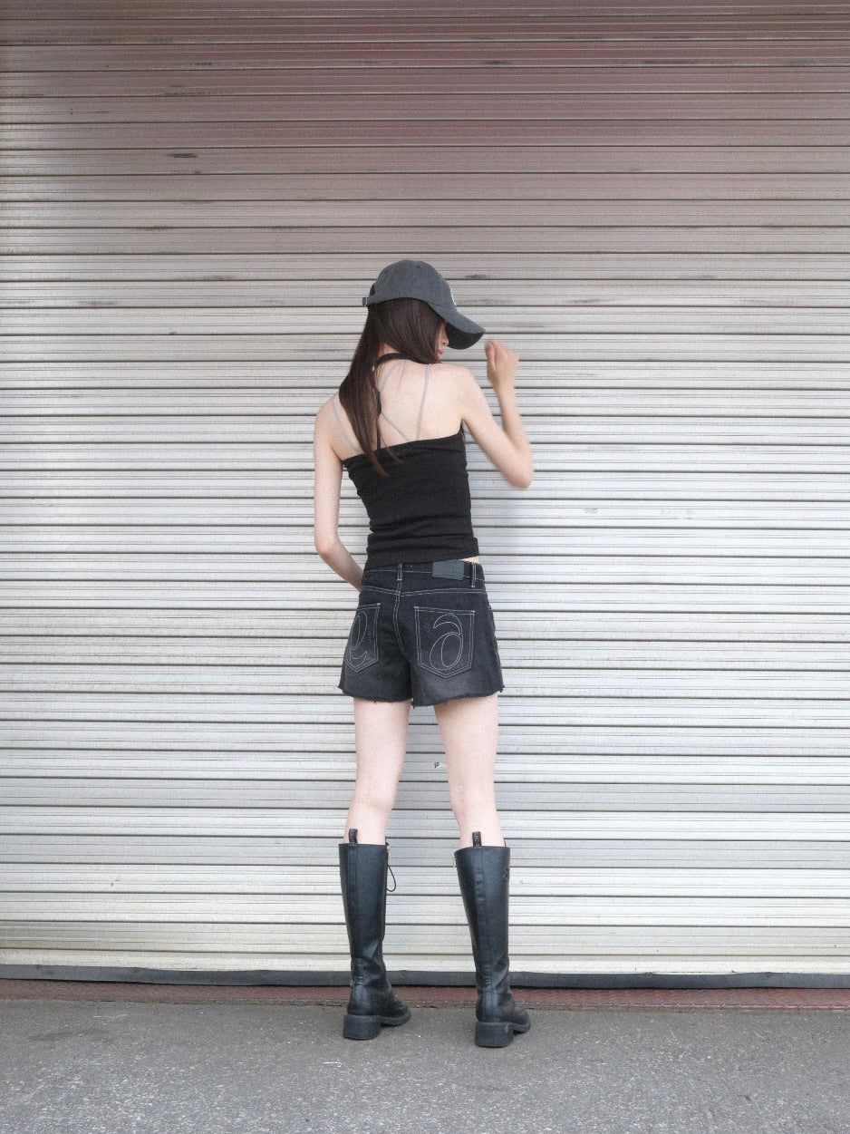 【IVE リズ着用】Dalit short pants / black