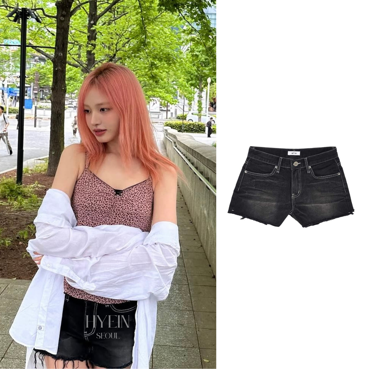 【IVE リズ着用】Dalit short pants / black