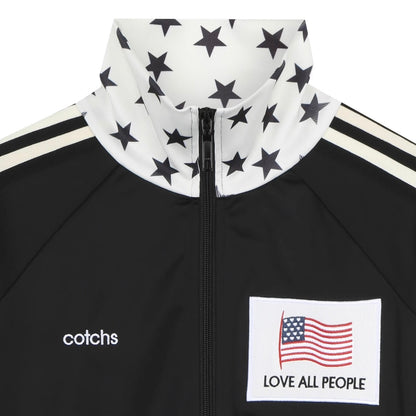【LE SSERAFIM ウンチェ着用】Dino driver track jacket / black
