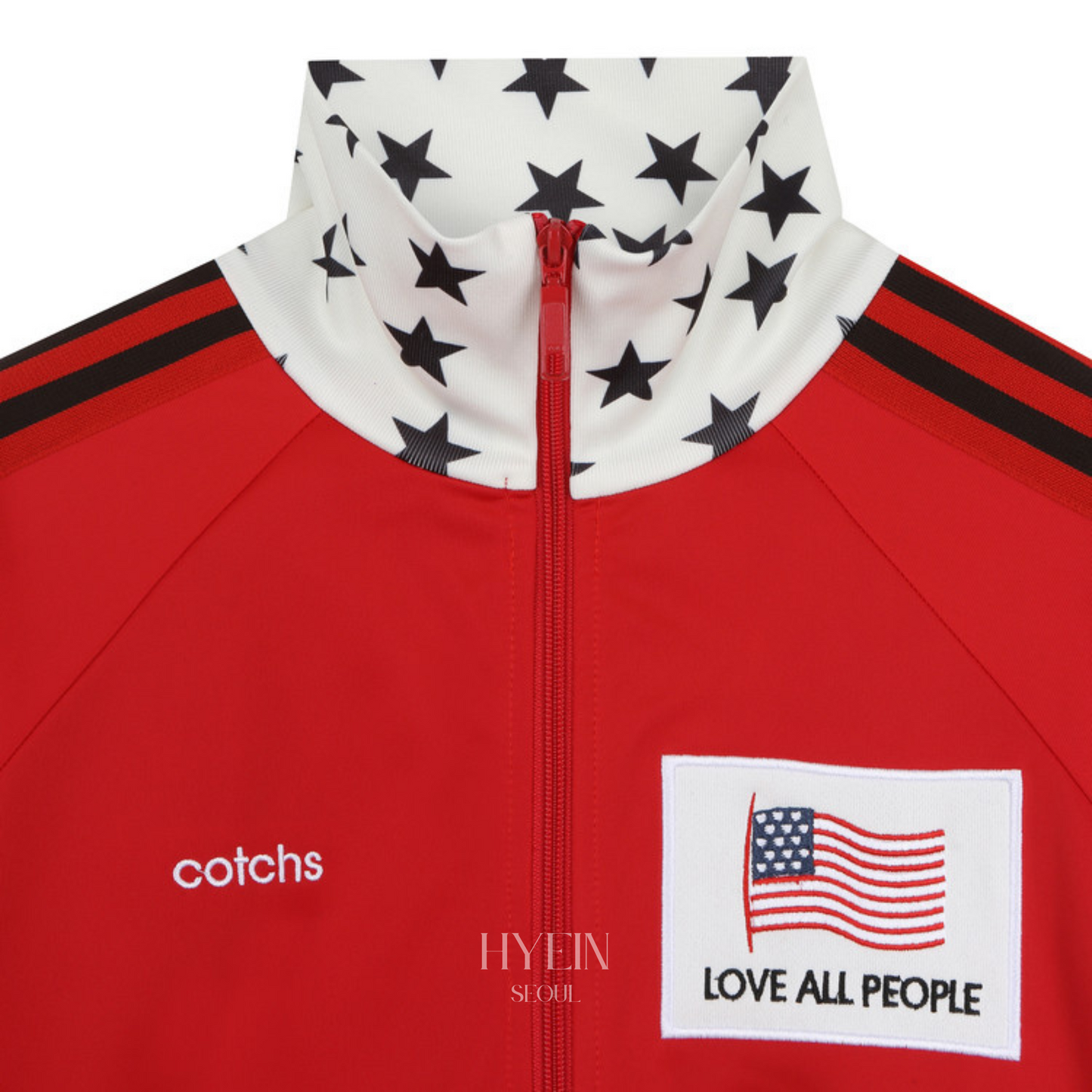 【ILLIT モカ着用】Dino driver track jacket / red