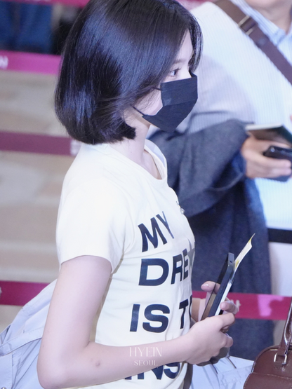 Dre m piercing top / yellow