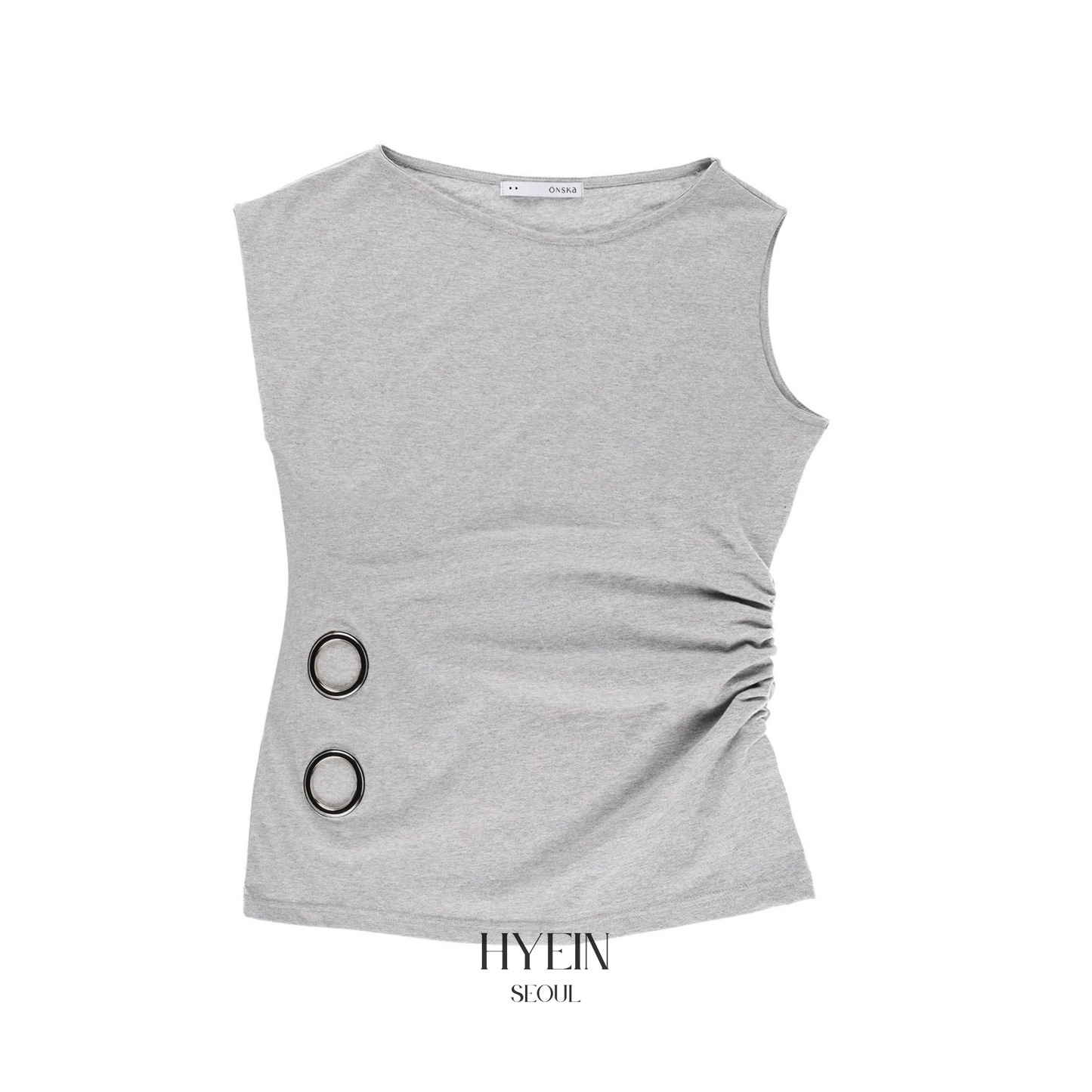 【ILLIT モカ着用】Eyelet loose sleeveless