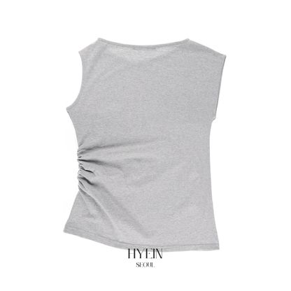 【ILLIT モカ着用】Eyelet loose sleeveless