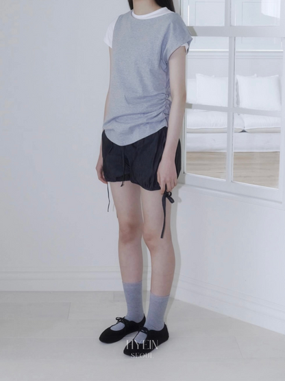【ILLIT モカ着用】Eyelet loose sleeveless