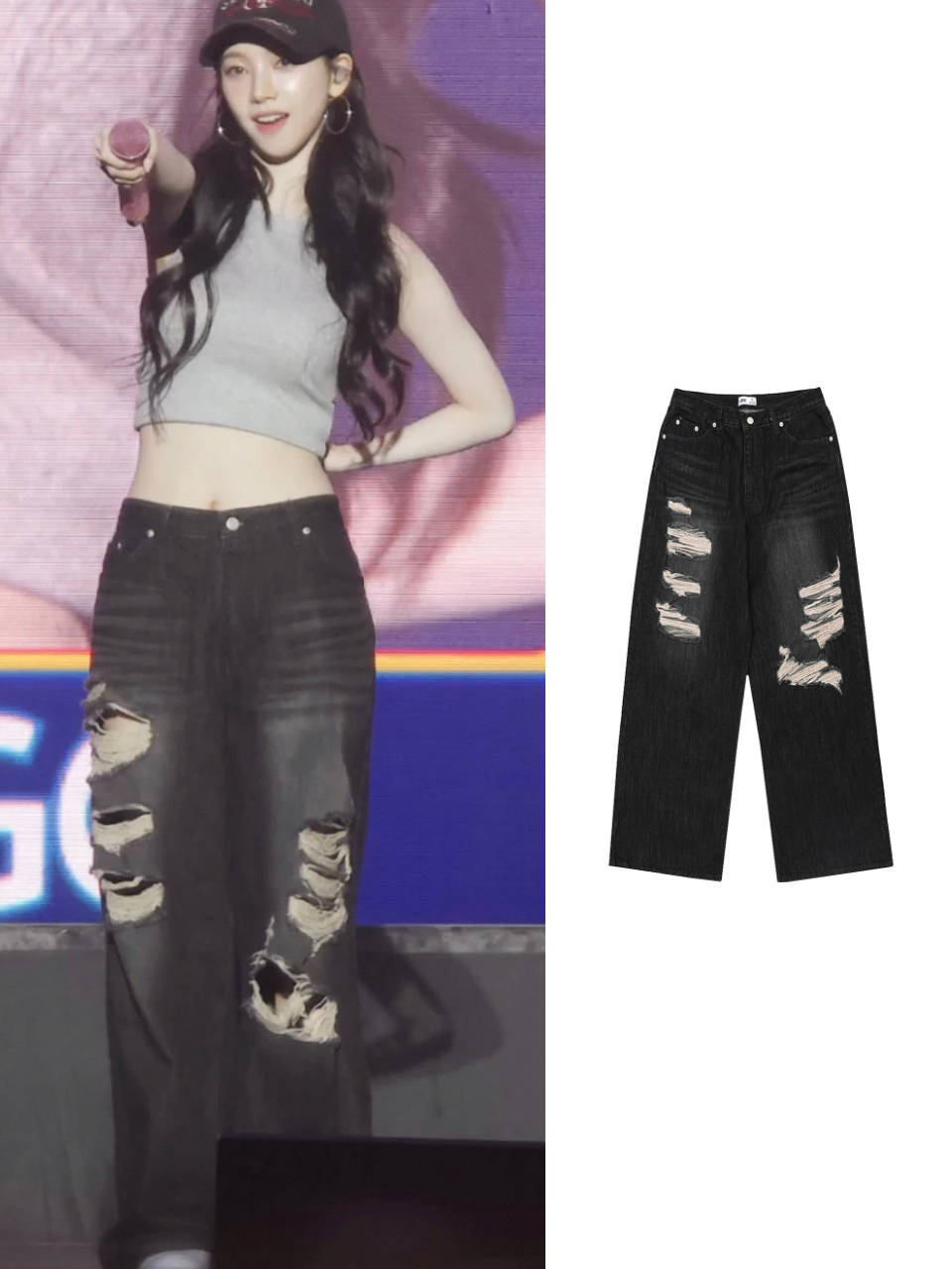 Faye damage jeans