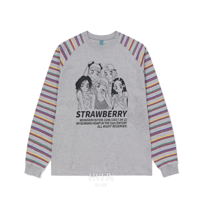 【NJZ ヘイン着用】Girls-pen raglan ls-t / melange grey