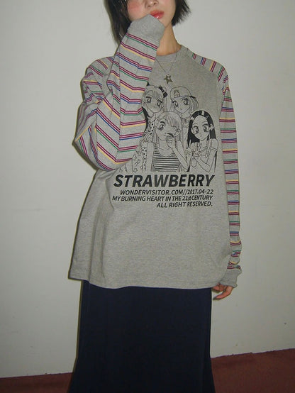 【NJZ ヘイン着用】Girls-pen raglan ls-t / melange grey