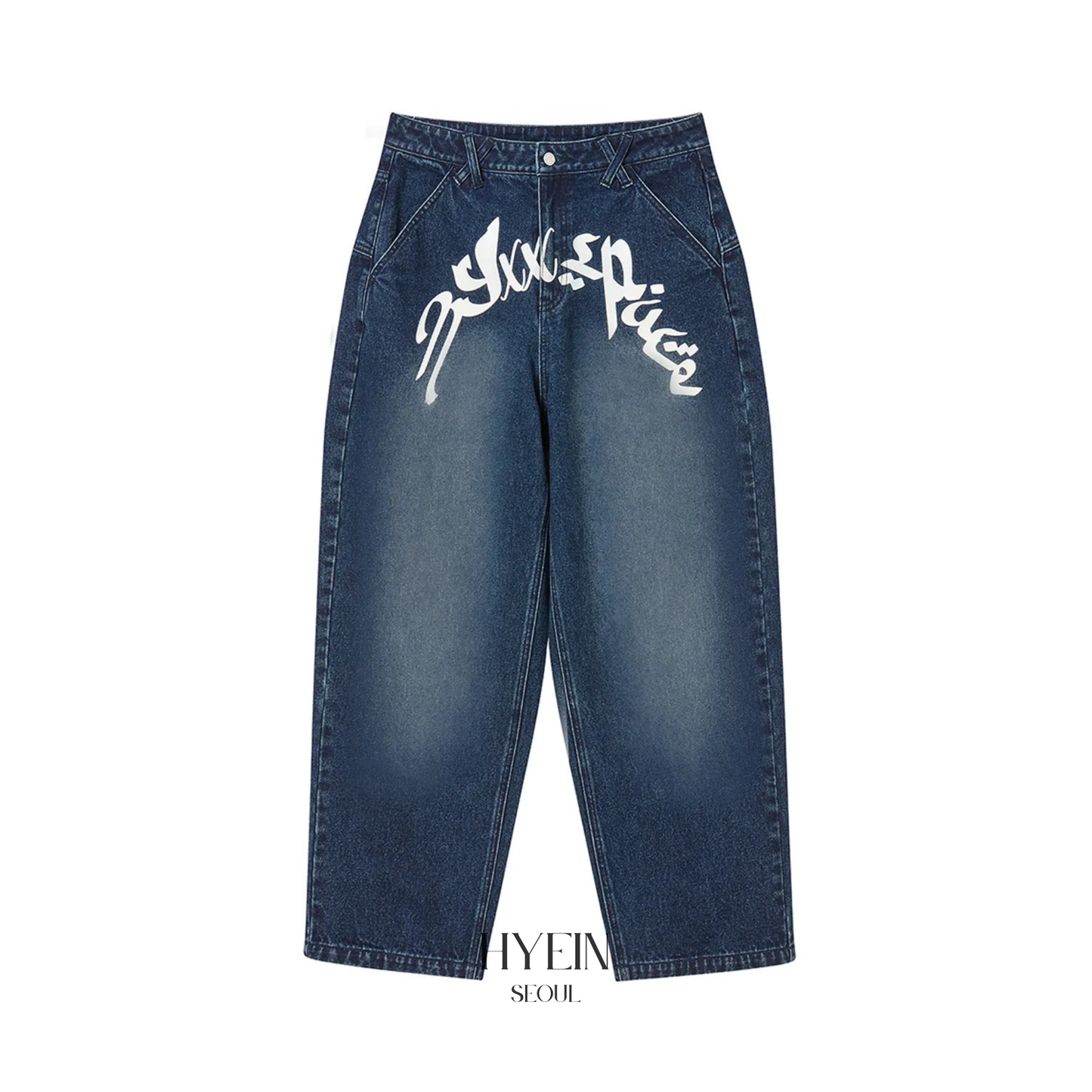 Graffity denim pants indigo【aespa カリナ着用】