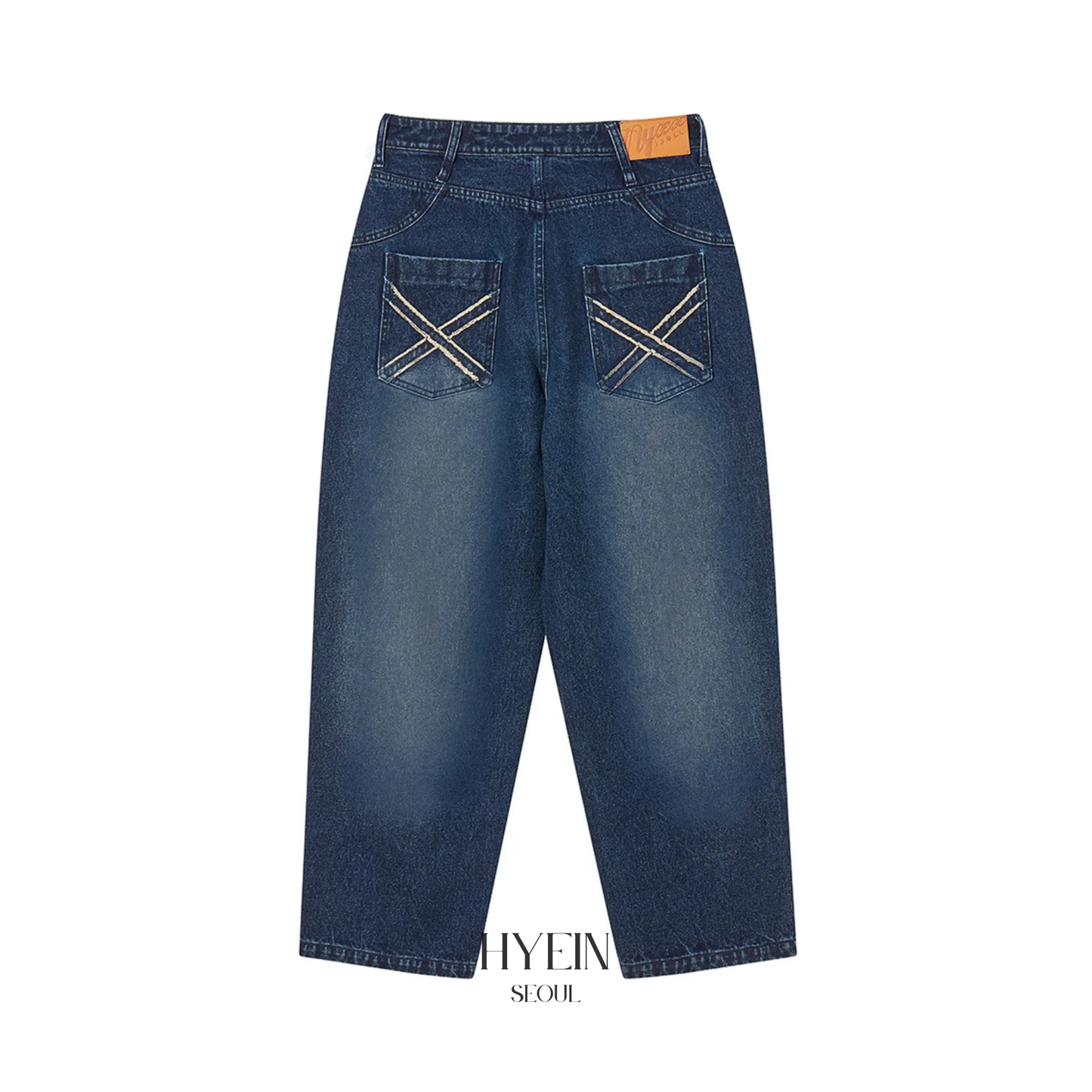 Graffity denim pants indigo【aespa カリナ着用】