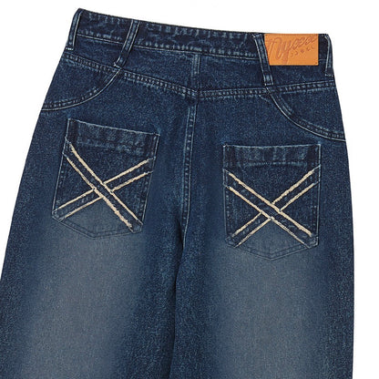Graffity denim pants indigo【aespa カリナ着用】