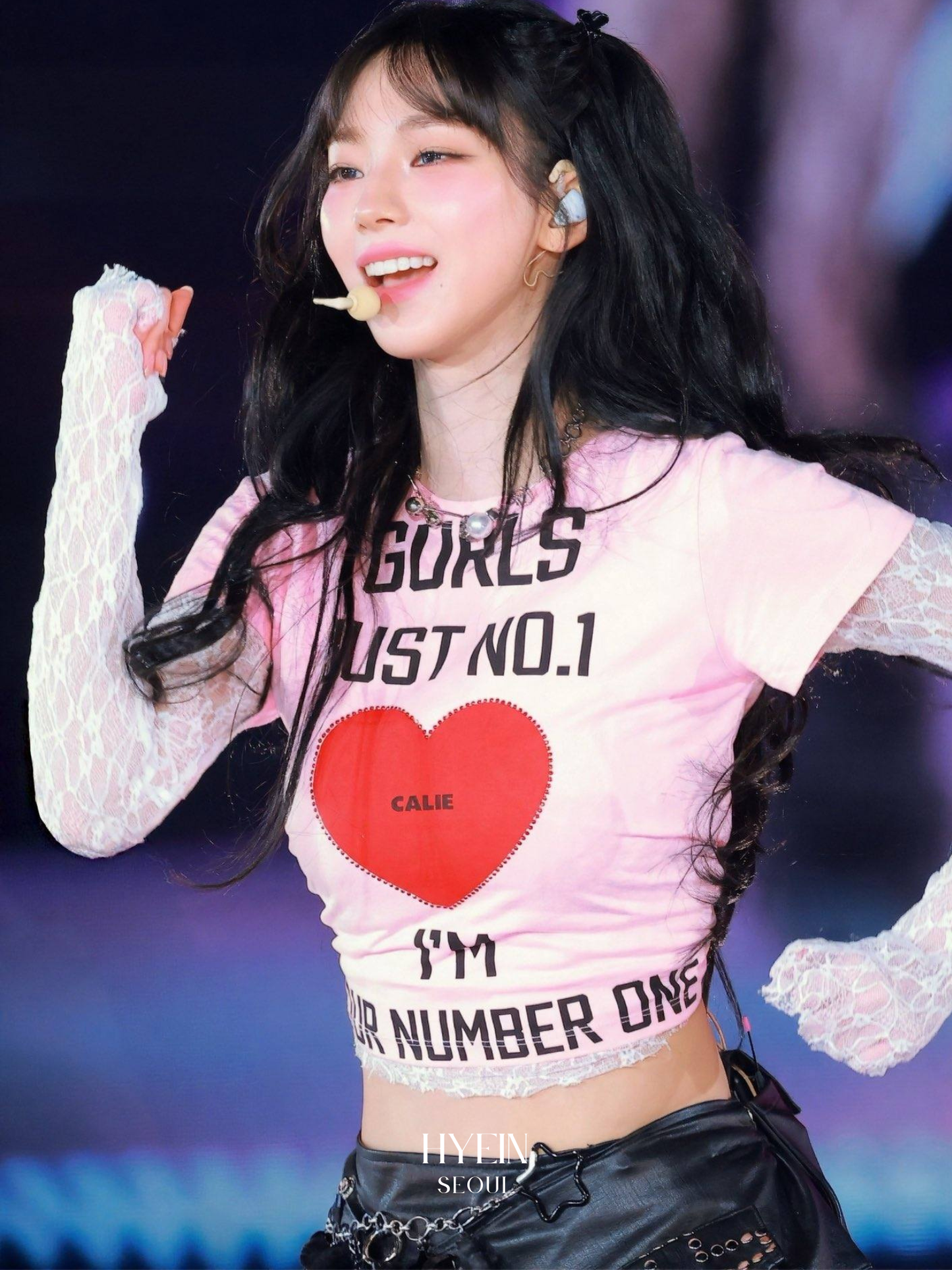 Gurls just t-shirt pink【aespa カリナ着用】