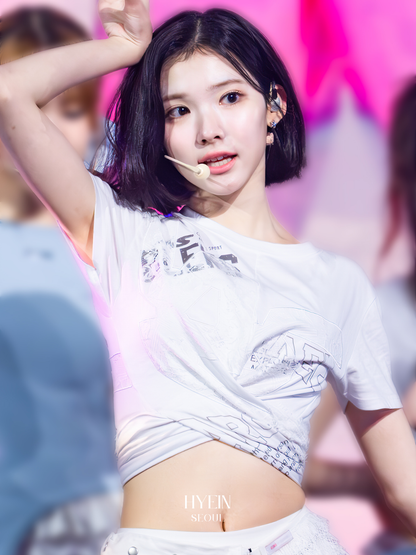 Jade lace tee / white【Hearts2Hearts(H2H) ジウ着用】