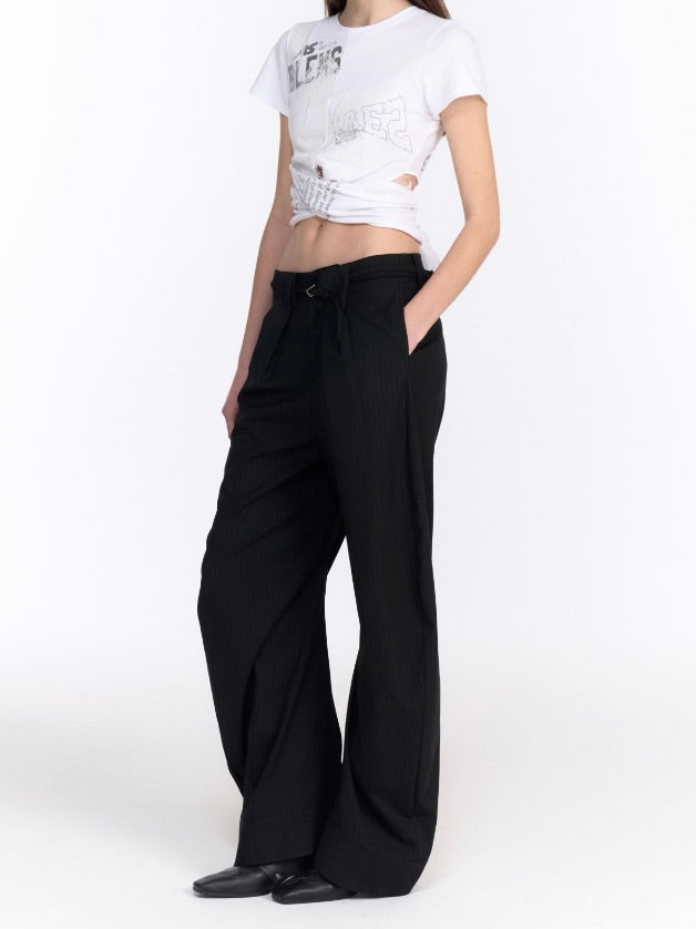 Jade lace tee / white【Hearts2Hearts(H2H) ジウ着用】