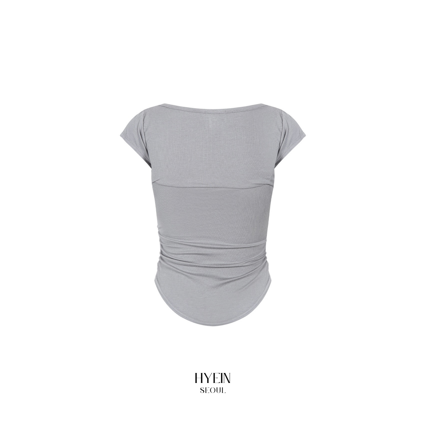 Katie button baby top / grey【Hearts2Hearts(H2H) ジウ着用】