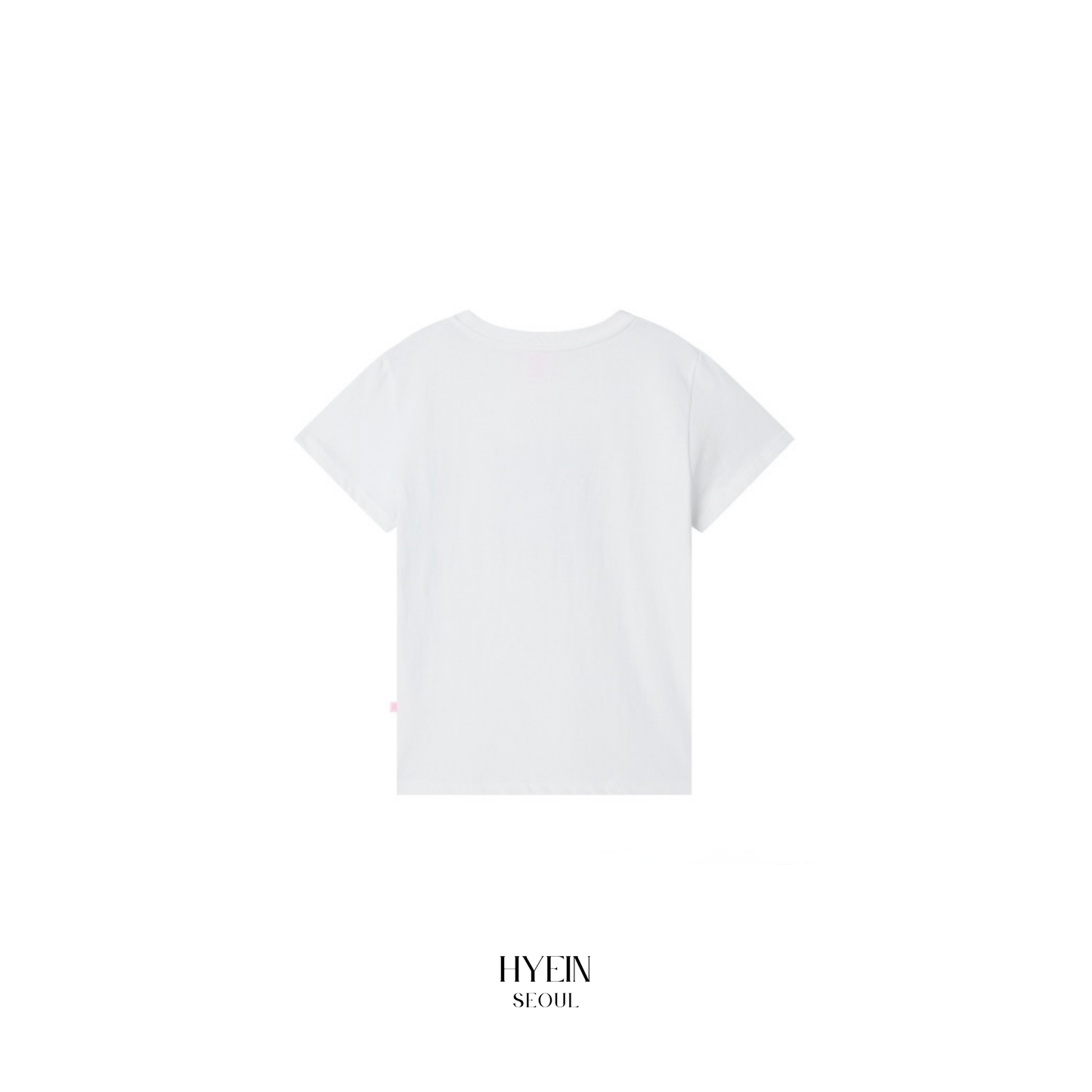 Kiri skull patch t-shirt / white【ILLIT ウォンヒ着用】