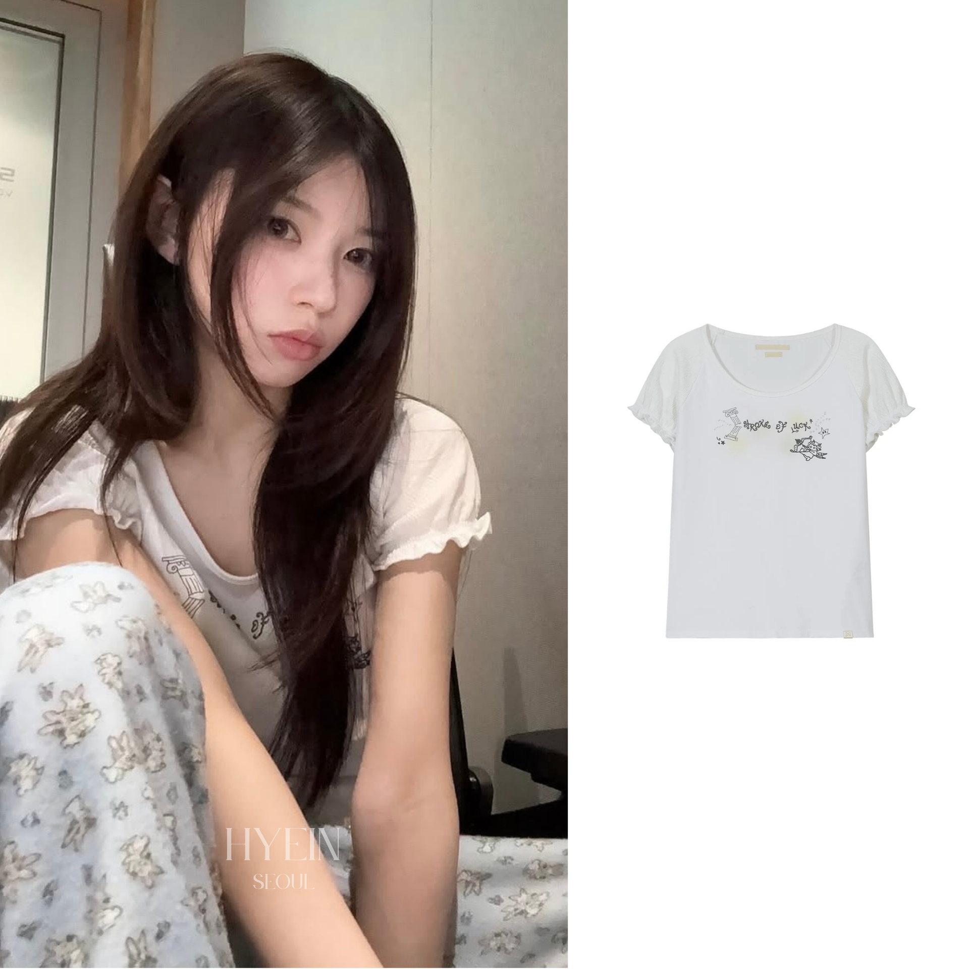 typeservice☆ILLITモカ着用Lucky Puff Sleeve Top White Lucky_puff_sleeve_top_009.png?