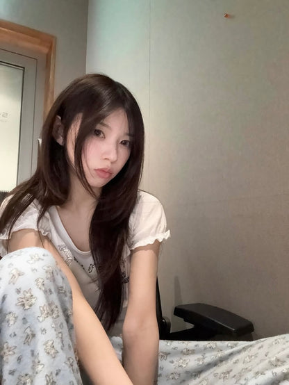 【ILLIT モカ着用】Lucky puff sleeve top