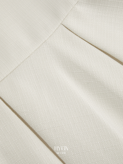 【IVE イソ着用】Mid rise pleated bowknot mini skirt
