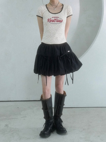 【ITZY ユナ着用】Mini heart tee