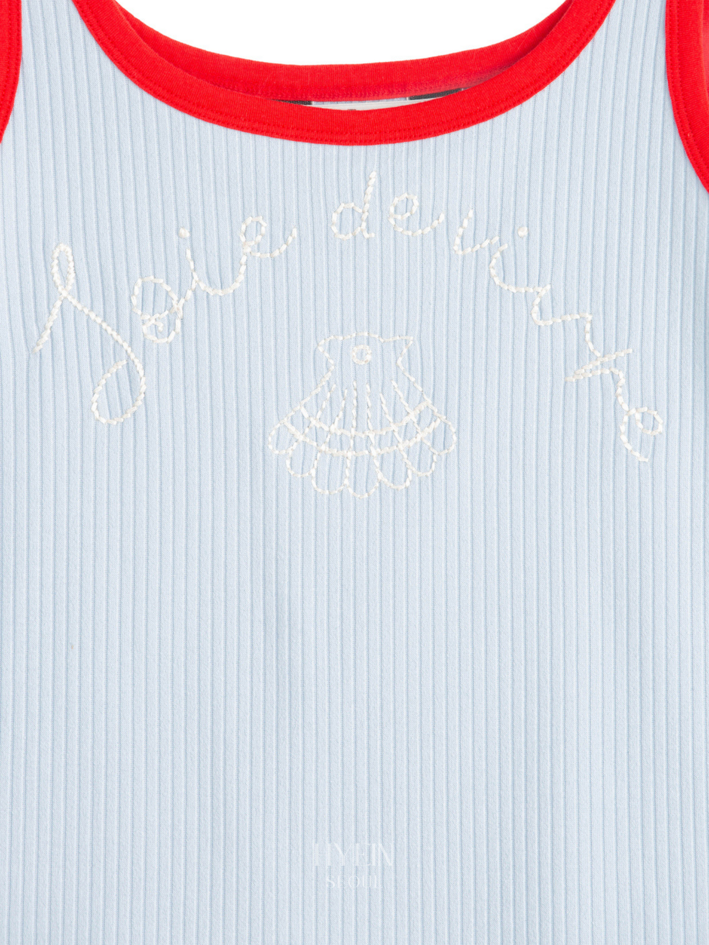 Mused sea shell emb tank top