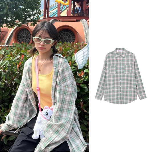 【IVE レイ着用】Richardson スプリットポロシャツ IVE レイ着用】Richardson スプリットポロシャツ - トップス