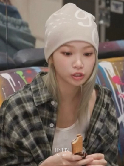 Overfit damage washed check shirt【LE SSERAFIM チェウォン着用】