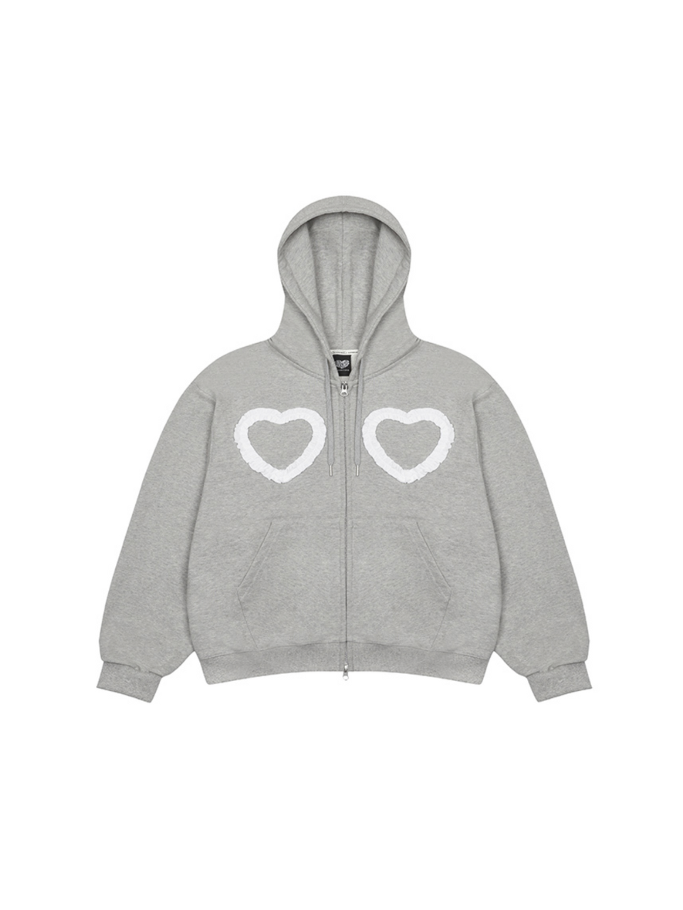 【IVE レイ着用】Pa frill heart hood zipup