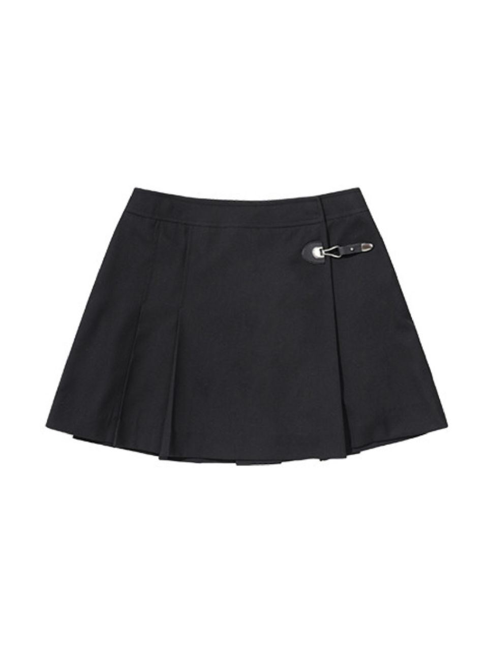 【LE SSERAFIM ウンチェ着用】Pleats wrap skirt bk