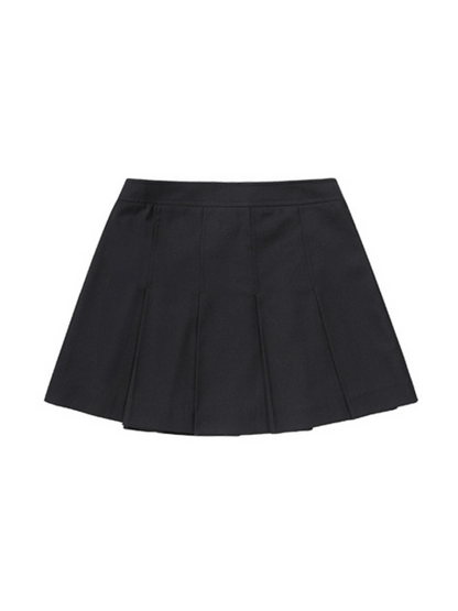 【LE SSERAFIM ウンチェ着用】Pleats wrap skirt bk