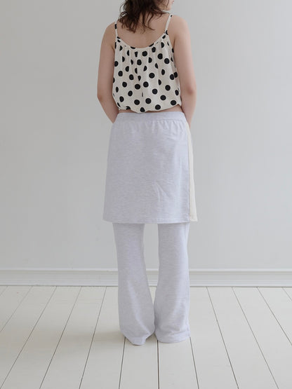 Polka top / ivory